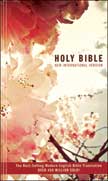 New International Version (NIV) Paperback Compact Bible Pink Flowers