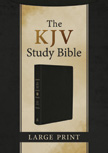 King James Study Bible Large Print Black Leather