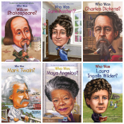 Famous Authors - Who Was? Set of 16