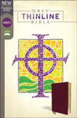 NRSV Thinline Bible - Burgundy Bonded Leather