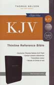 KJV Thinline Reference Bible - Black Bonded Leather