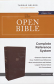 KJV Open Bible - Brown Hardcover Comfort Print