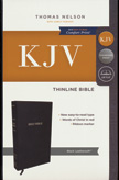 KJV Thinline Bible - Black Leathersoft