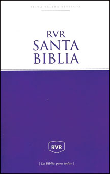 Reina Valera Revisada (RVR) Santa Biblia - Spanish Economy Bible Purple/White
