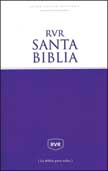 Reina Valera Revisada (RVR) Santa Biblia - Spanish Economy Bible Purple/White