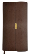 King James Compact Bible - Brown Bonded Leather Pocket Size