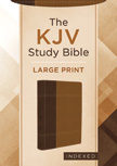 King James Study Bible Large Print Copper Cross Indexed