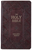 Giant Print KJV Bible - Dark Brown Faux Leather