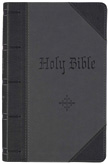 Giant Print King James Bible - Black and Gray