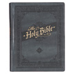 Note-Taking Large Print KJV Bible - Iron Gray