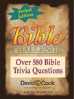 Bible Challenge - Over 580 Bible Trivia Questions Pocket Edition Game Cards