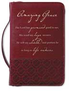 Large Book and Bible Cover - Amazing Grace