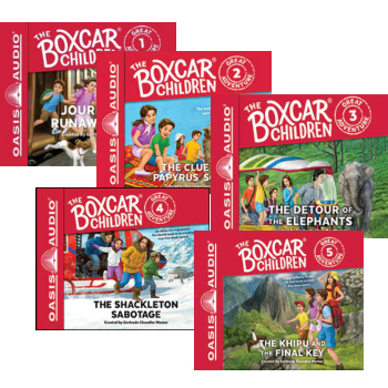 Great Adventure Series - The Boxcar Children - Set of 5 Unabridged Audio CDs
