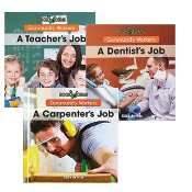Community Workers - Book Worms - Set of 4