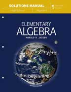 Elementary Algebra Solutions Manual