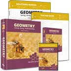 Geometry Curriculum Set of 3 Books and DVD