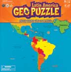 GeoPuzzle Latin America - 50 Pieces