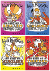 Pack of 4 Wally McDoogle Books