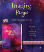 Inspire Prayer Giant Print Edition NLT Bible - Purple Soft