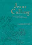 Jesus Calling Large Print Teal Leatherflex