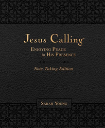 Jesus Calling Note-Taking Edition Gray Leathersoft