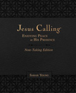 Jesus Calling Note-Taking Edition Gray Leathersoft