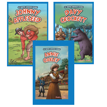 Jr. Graphic American Legends - Pack of 3