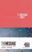 The Message Bible - Gift and Award Bible - Coral Imitation Leather