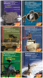 Military Vehicles English/Spanish Set of 6