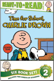 Peanuts - Time for School, Charlie Brown - Ready to Read Level 2 - Value Pack of 6