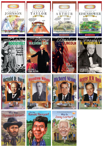 U.S. Presidents: Pack of 15 - 12 Reinforced Hardcover and 3 Paperback Books
