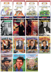 U.S. Presidents: Pack of 15 - 12 Reinforced Hardcover and 3 Paperback Books