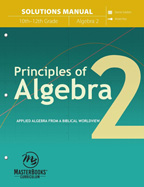 Principles of Algebra 2 Solutions Manual