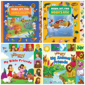 Bible Board Books - Pack of 4