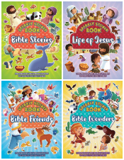 Sparkly Bible Sticker Books Set of 4