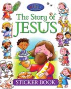 The Story of Jesus Sticker Book - Candle Bible for Toddlers