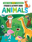 Animals Sticker and Activity Book - More than 50 Stickers