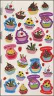 Cupcakes of Kindness - Fun Stickers Pack of 6
