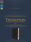 NIV Thompson Chain-Reference Bible - European Black Bonded Leather with Comfort Print