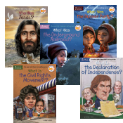 Pack of 5 Who Was? What Was? Paperback Books - Non-Returnable Mark